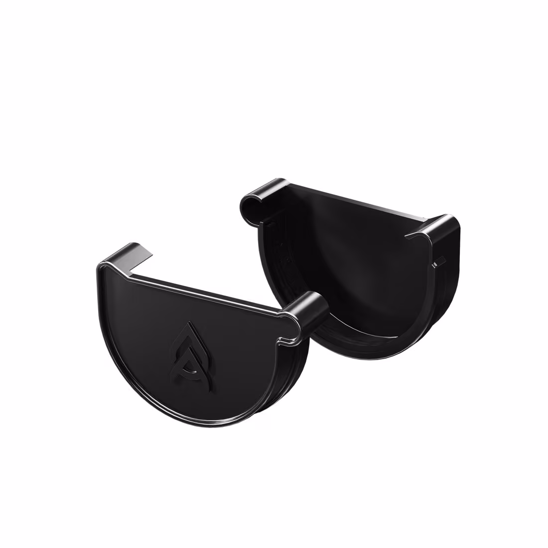 Denko rynny uszczelkowe prawe ProAqua 75 mm - czarny (RAL9005)