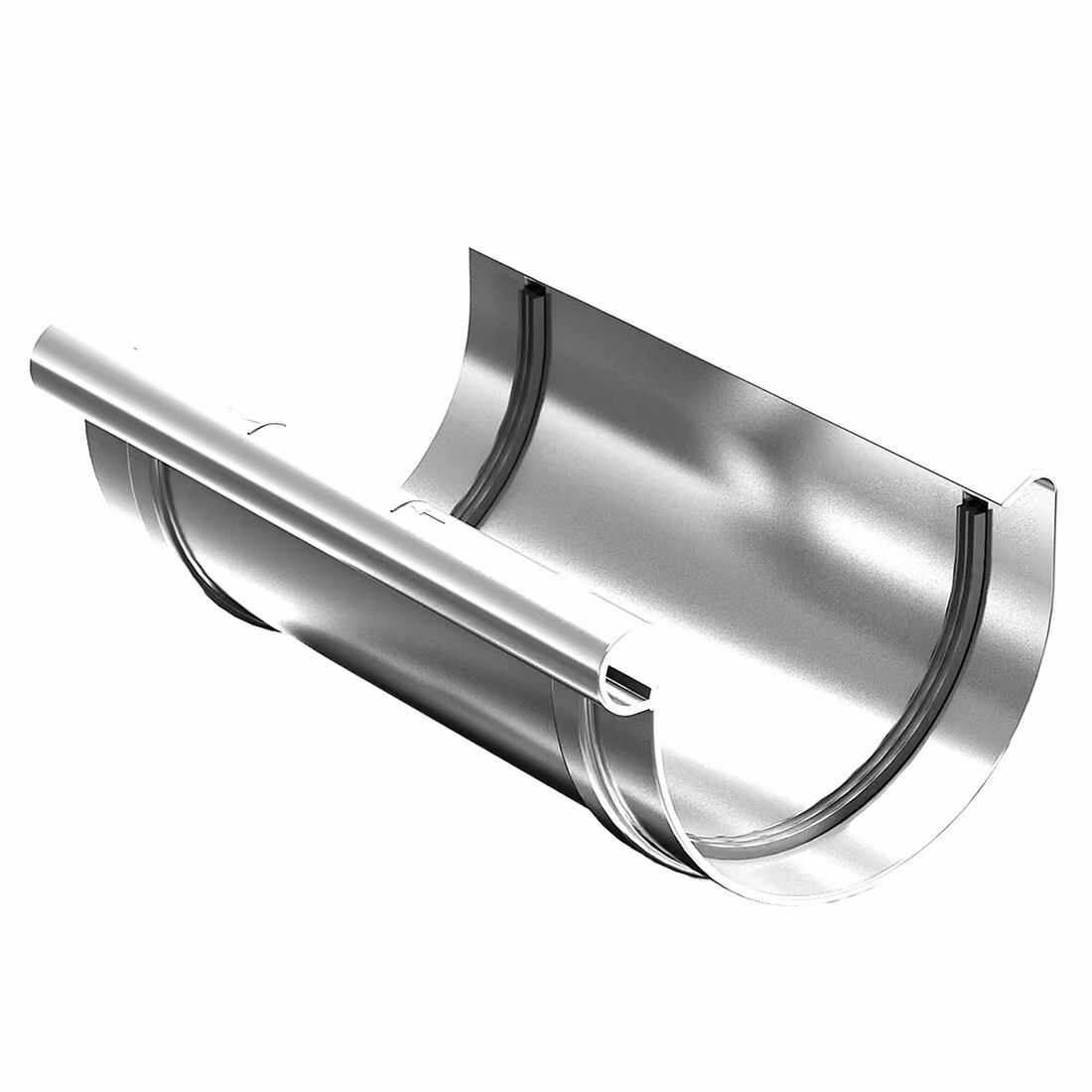 Łącznik rynny ProAqua 125 mm - biały (RAL9010)