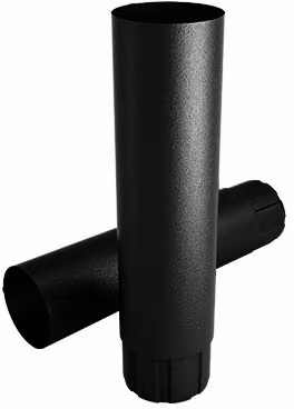 Rura spustowa Flamingo 90 3mb - czarny (015/RAL9005)
