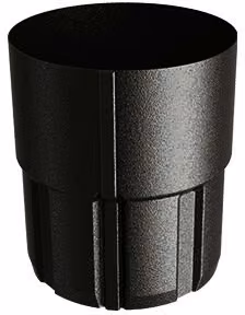 Złączka rury spustowej Flamingo 100 - ciemny brązowy (387/RAL8019)