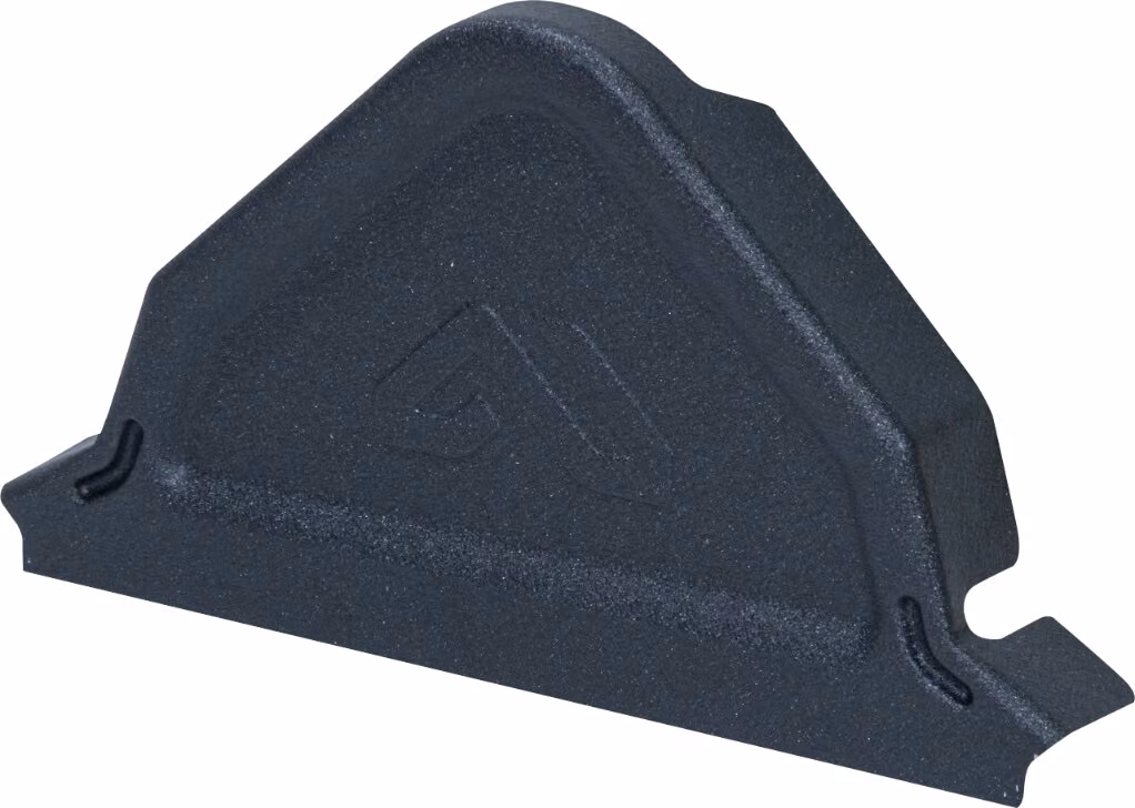 Zakończenie płaskie gąsiora Budmat ZP-TOP do GSM-TOP D-MATT PLUS - antracytowy (RAL7016)