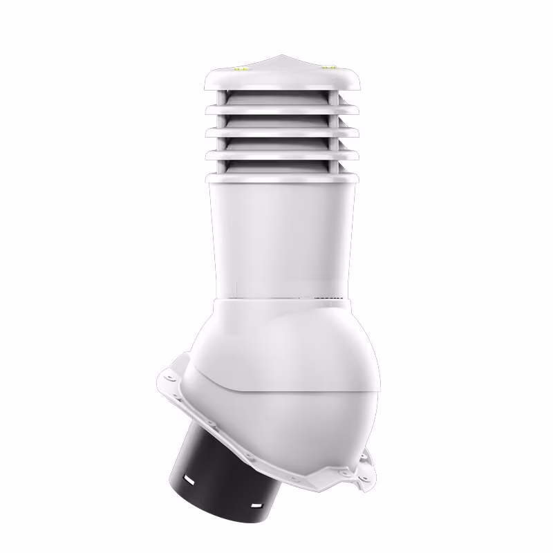 Kominek Smartline profil T-18 fi 150mm nieocieplony - jasnoszary (RAL7036)