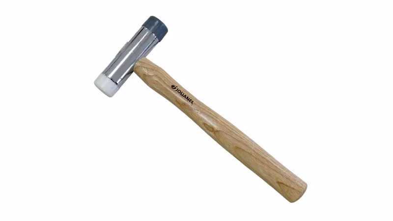 Młotek z podwójnym obuchem (soft+hard) Ø25 mm, trzonek drewniany, 250g