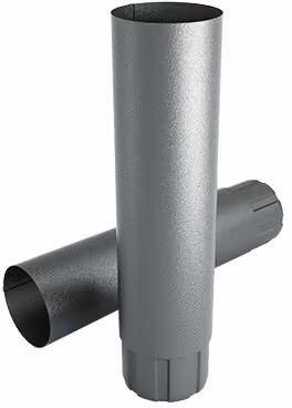Rura spustowa 1 m Flamingo 90 - metaliczny antracyt (044/RAL9007)