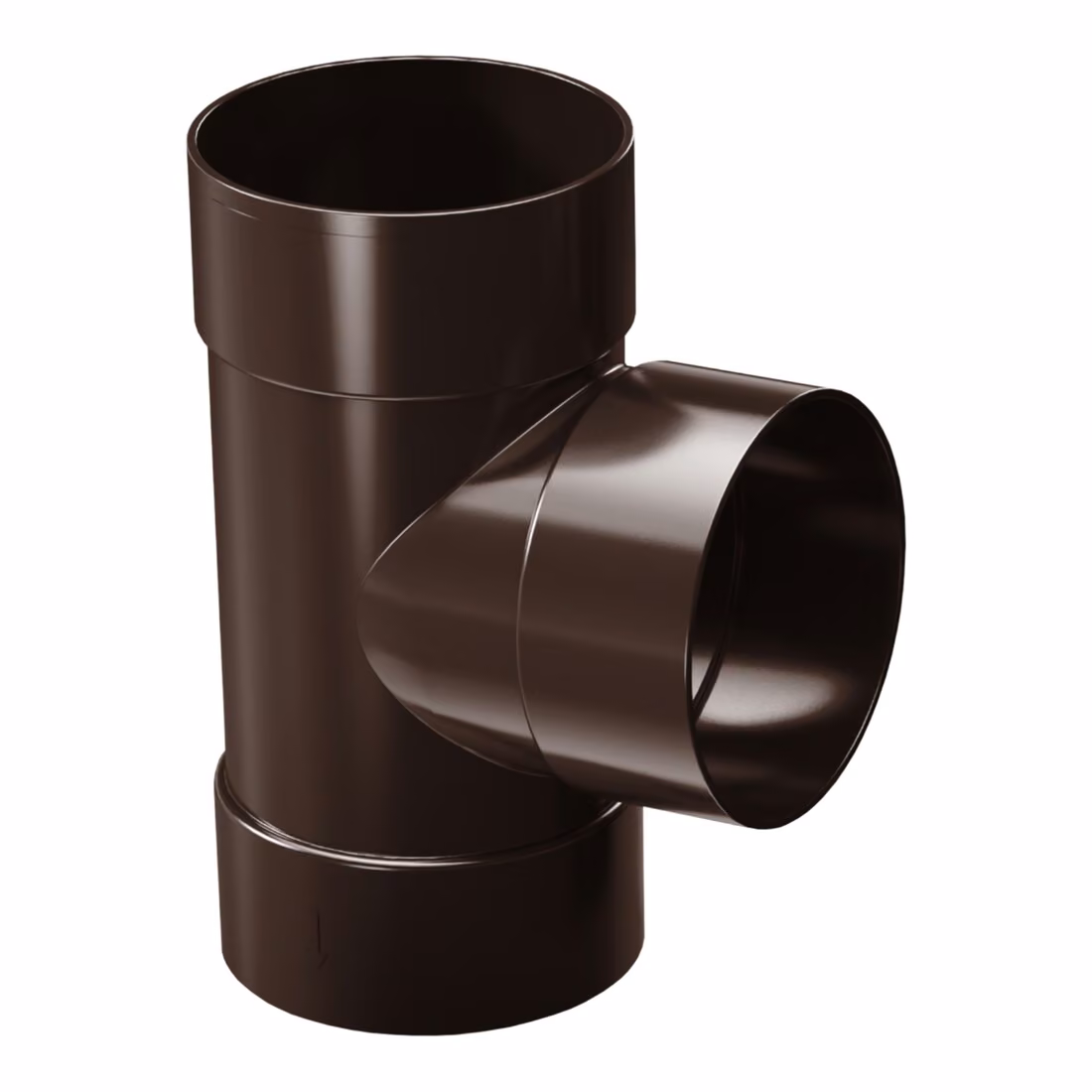 Trójnik Rynny 87,5° ProAqua 90mm - brązowy (RAL8017)