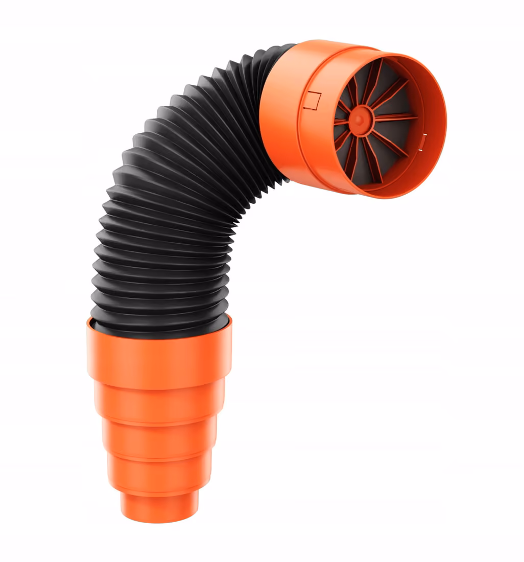 Rura z zaworem KronoFlex Premium fi 125 60cm