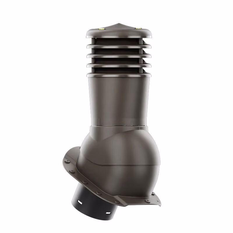 Kominek wentylacyjny Smartline profil A fi 150mm nieocieplony - ciemny brąz (RAL8019)