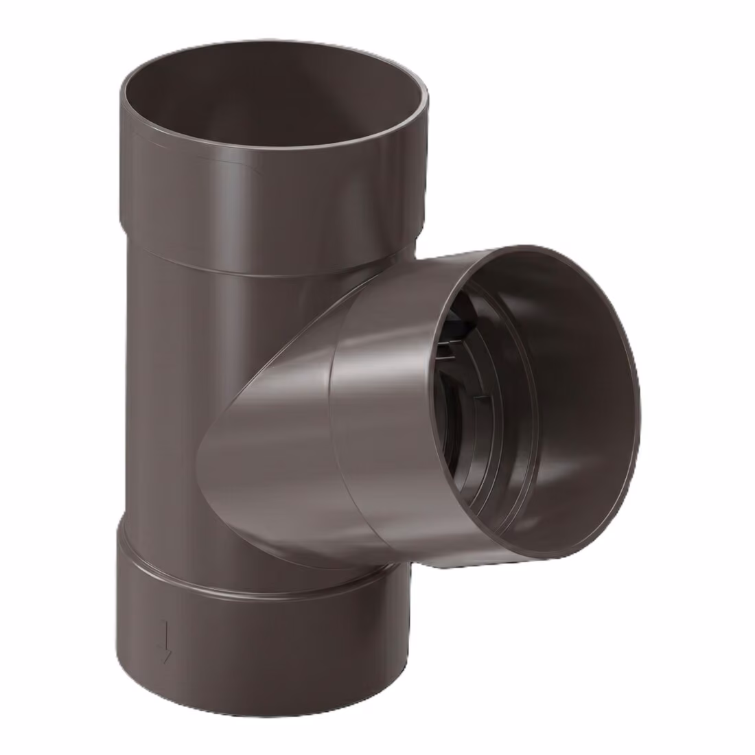 Trójnik Rynny 67,5° ProAqua 110 mm - ciemny brąz (RAL8019)